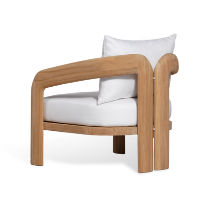 CHLOE TEAK LOUNGE CHAIR