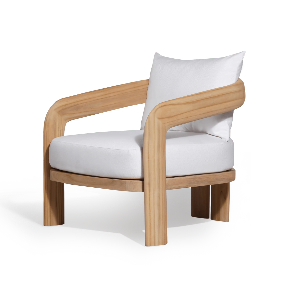 CHLOE TEAK LOUNGE CHAIR