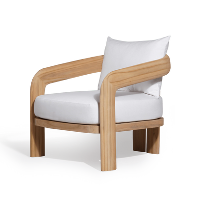 CHLOE TEAK LOUNGE CHAIR