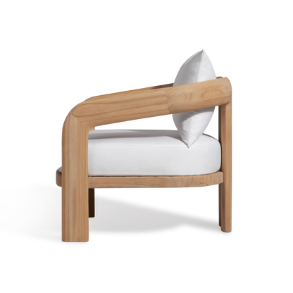 CHLOE TEAK LOUNGE CHAIR
